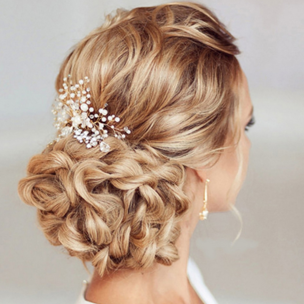 🍒 PEARL & Rhinestone Hair 👩 Accessory - Picture 2 of 8